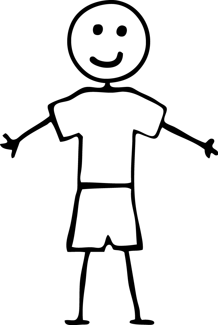 stick boy and girl clipart - photo #7