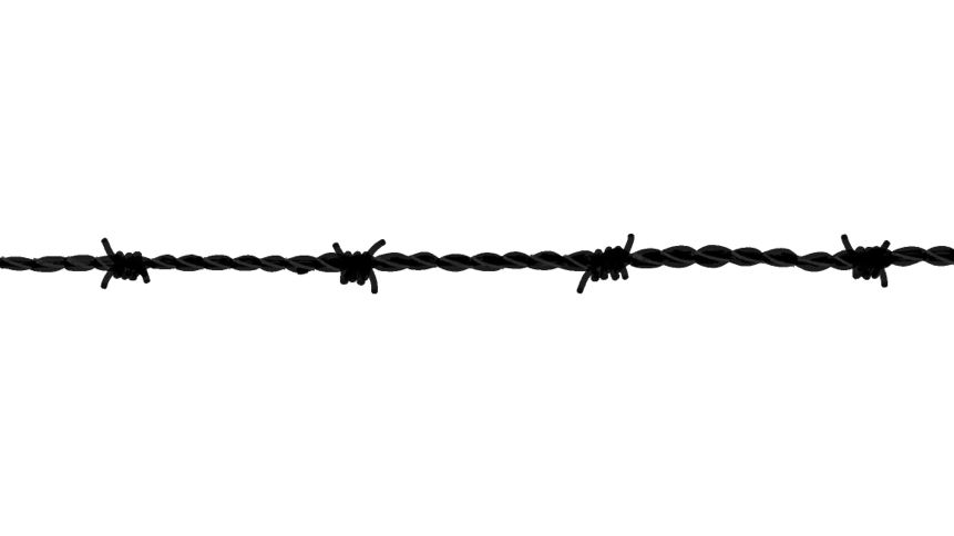 Barbed wire - doodle.