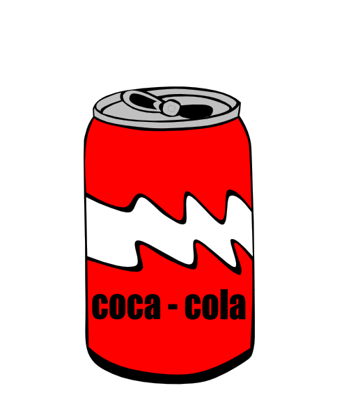 Coca-cola Can Clip Art - vector clip art online ...