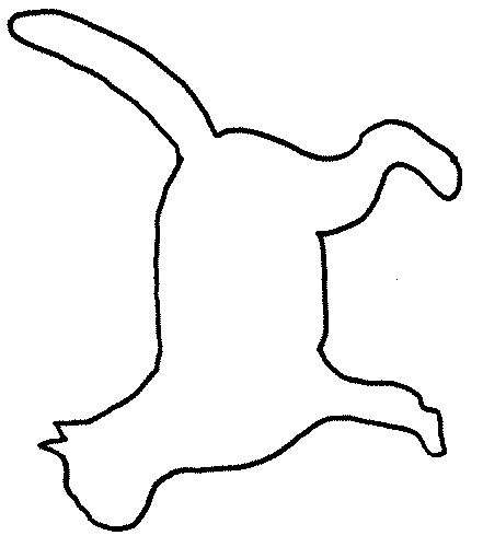 clipart cat outline - photo #25