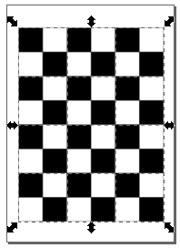 dominoc925: Create a camera calibration chess board pattern PDF file
