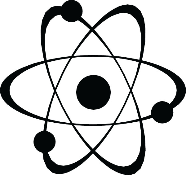 Atomic symbol clipart
