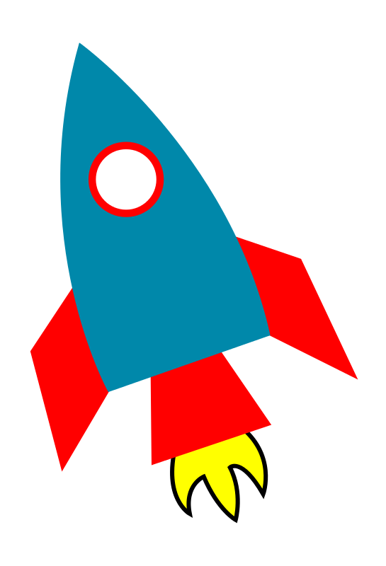 Rocket ship clip art