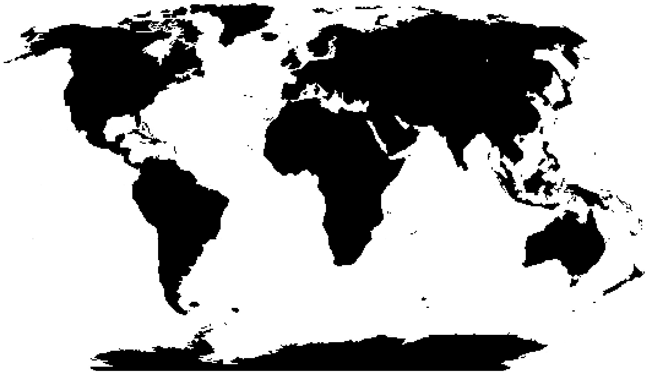 ... map Earth Stencil Simple world m.