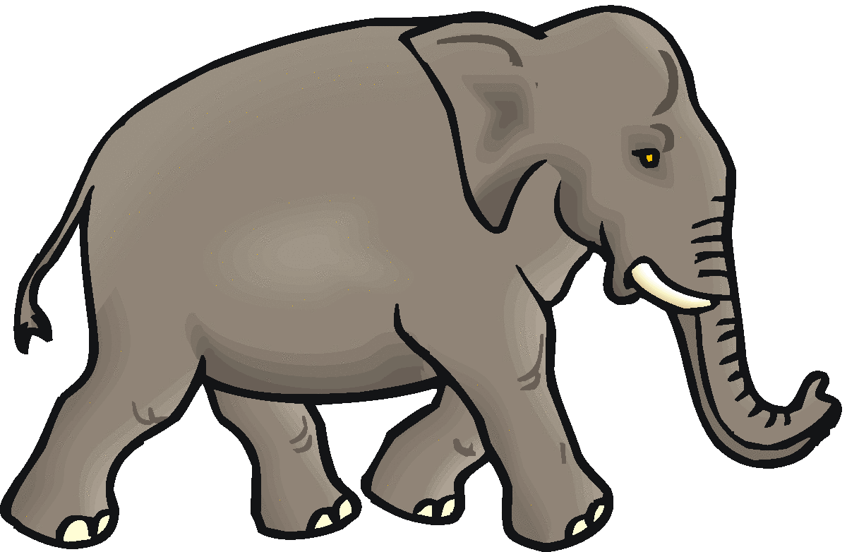free clip art elephant cartoon - photo #42