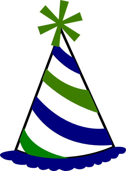 Birthday Hat clip art - vector clip art online, royalty free ...