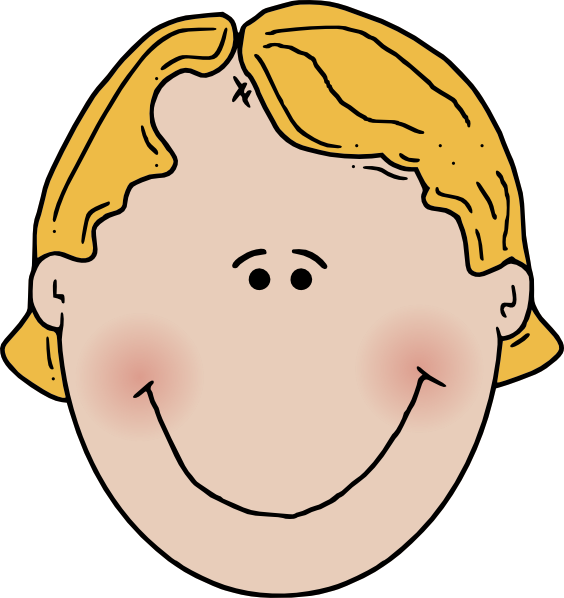 Happy Boy Face Clip Art - vector clip art online ...