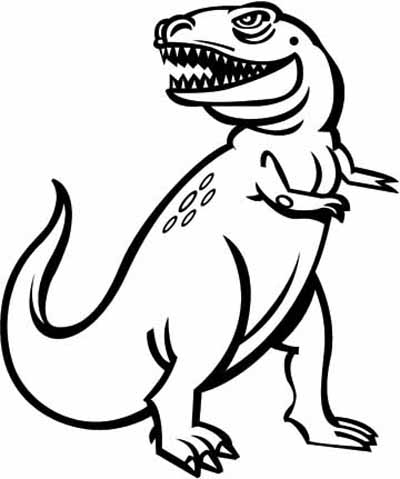 Dinosaur Coloring Pages - Crayon or paint these big handsome brutes!