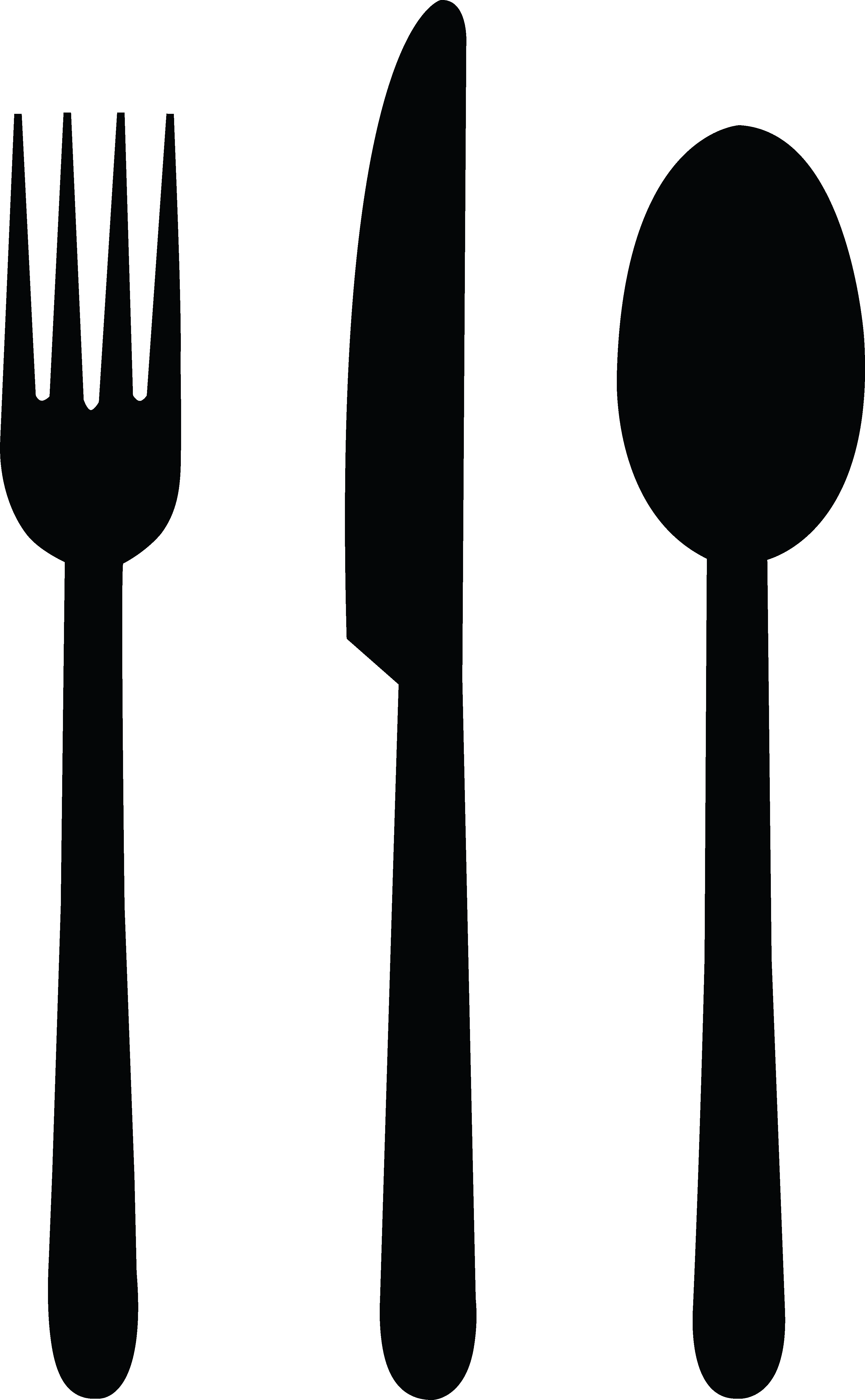 Spoon And Fork Drawing - Free Clipart Images