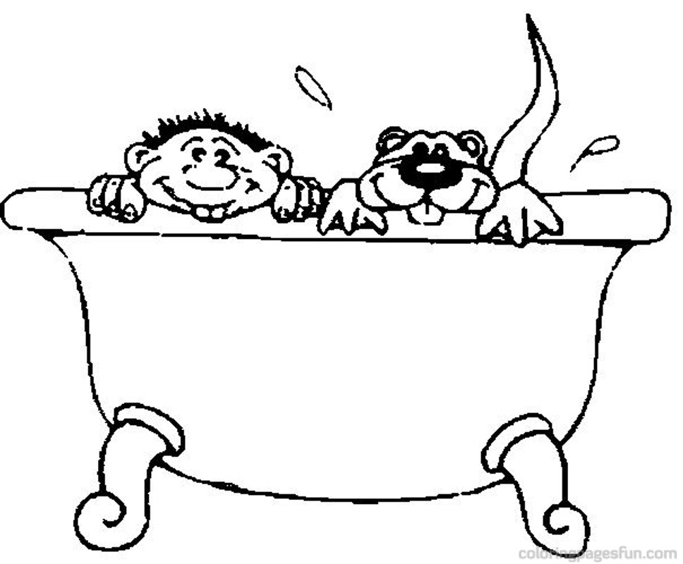 Bath Coloring Pages 45 - Free Printable Coloring Pages - ClipArt