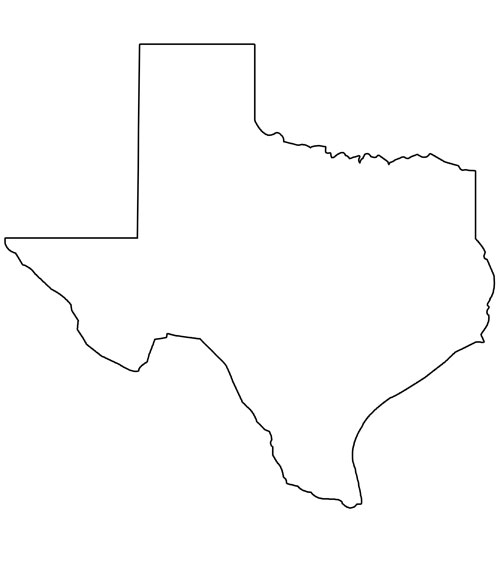 free clipart map of texas - photo #19