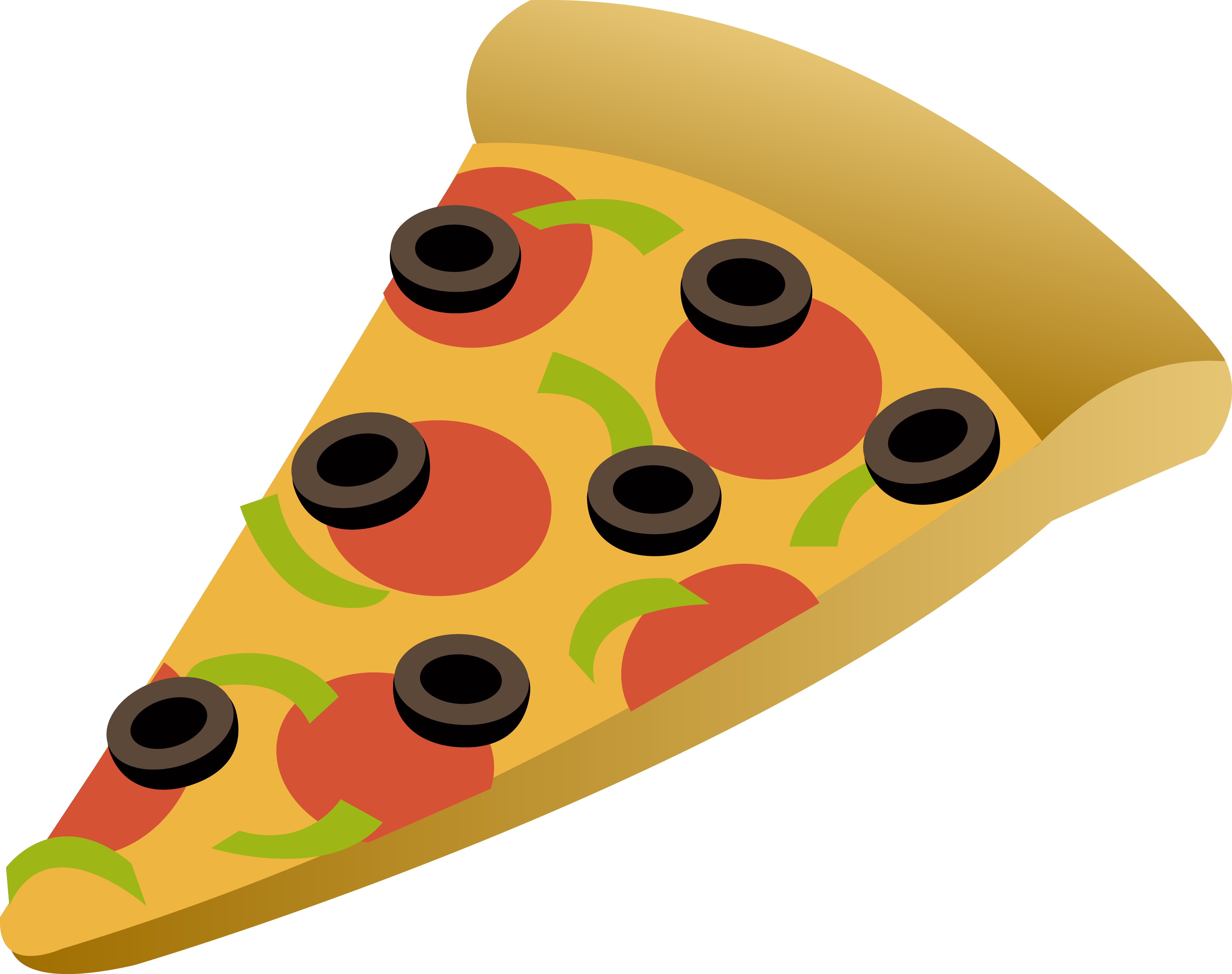 Pepperoni Pizza Slice Clip Art - Free Clipart Images