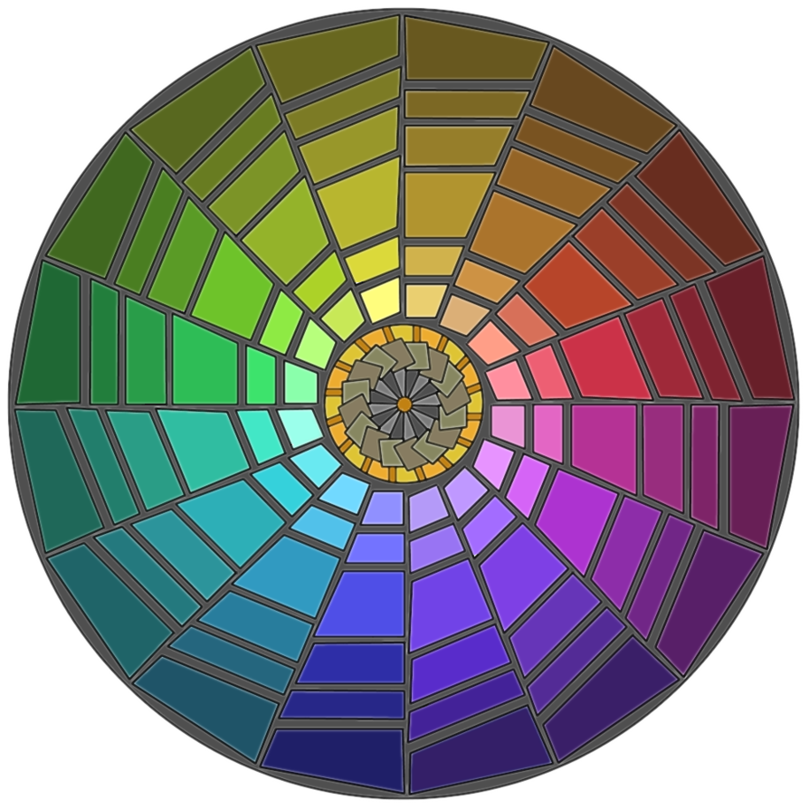 Mandala Art I - Rainbow Round