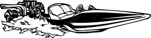 Speed Boat Clipart and Vectorart: Vehicles - Boats Vectorart and ...