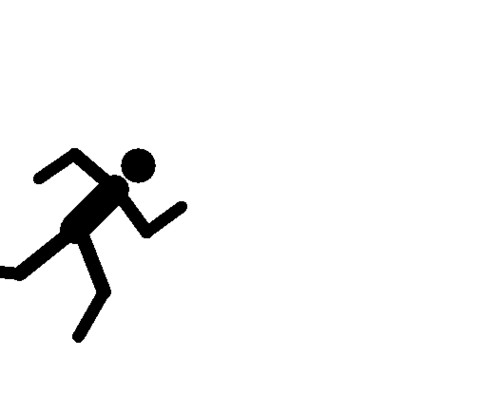 Stick Man Running Gif Clipart - Free to use Clip Art Resource