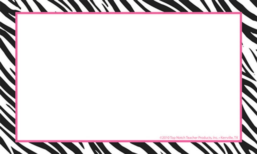 9 Best Images of Free Printable Zebra Paper Borders - Free Zebra ...