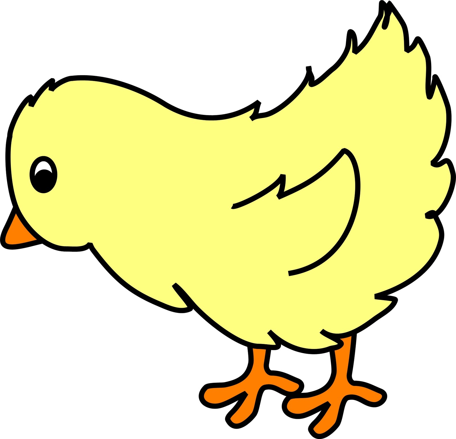 Chick cartoon clipart image #22269