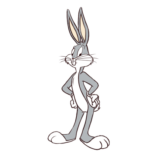How To Draw Bugs Bunny - ClipArt Best