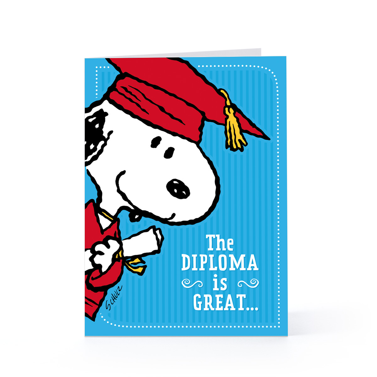 Cool Graduation Greeting Card Design Idea With Funny Snoopy ...
