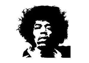 Jimi Hendrix Face Decal Vinyl Sticker Cars Trucks Walls Laptop ...