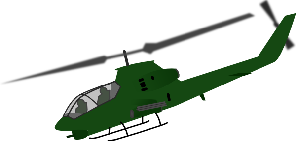 Helicopter clip art Free Vector / 4Vector