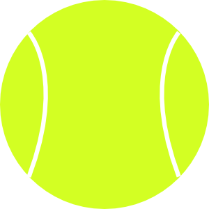 Tennis Ball clip art - vector clip art online, royalty free ...