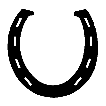 Horse Shoe car decal, horse decals, animal stickers, pet decals ...