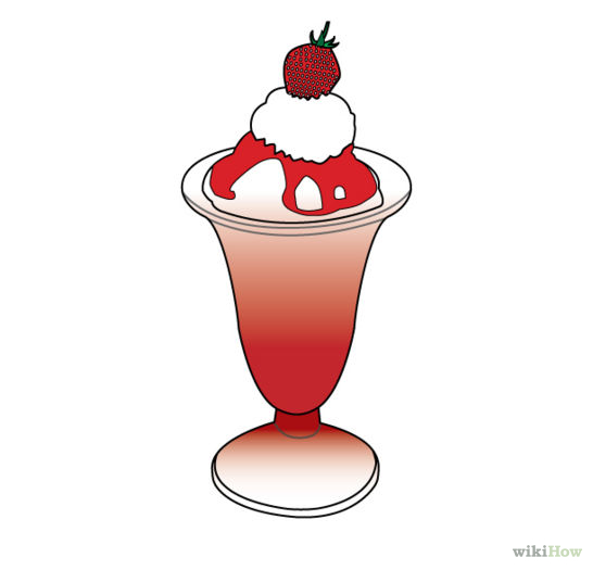 strawberry sundae clipart - photo #4