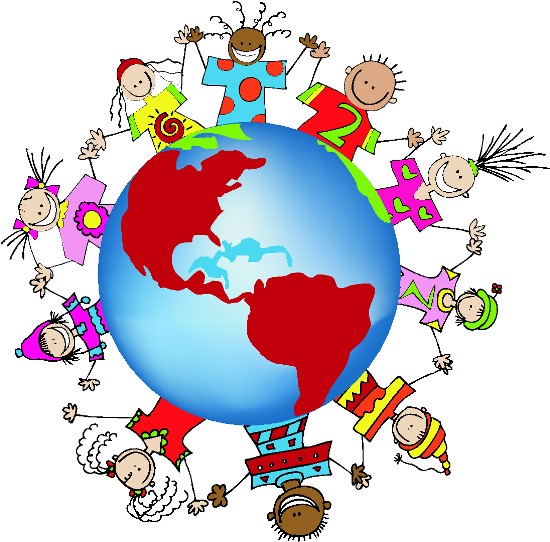 PAGE 2 - MULTICULTURAL: FRIENDSHIP GLOBE ART + BORDER GRAPHICS for ...