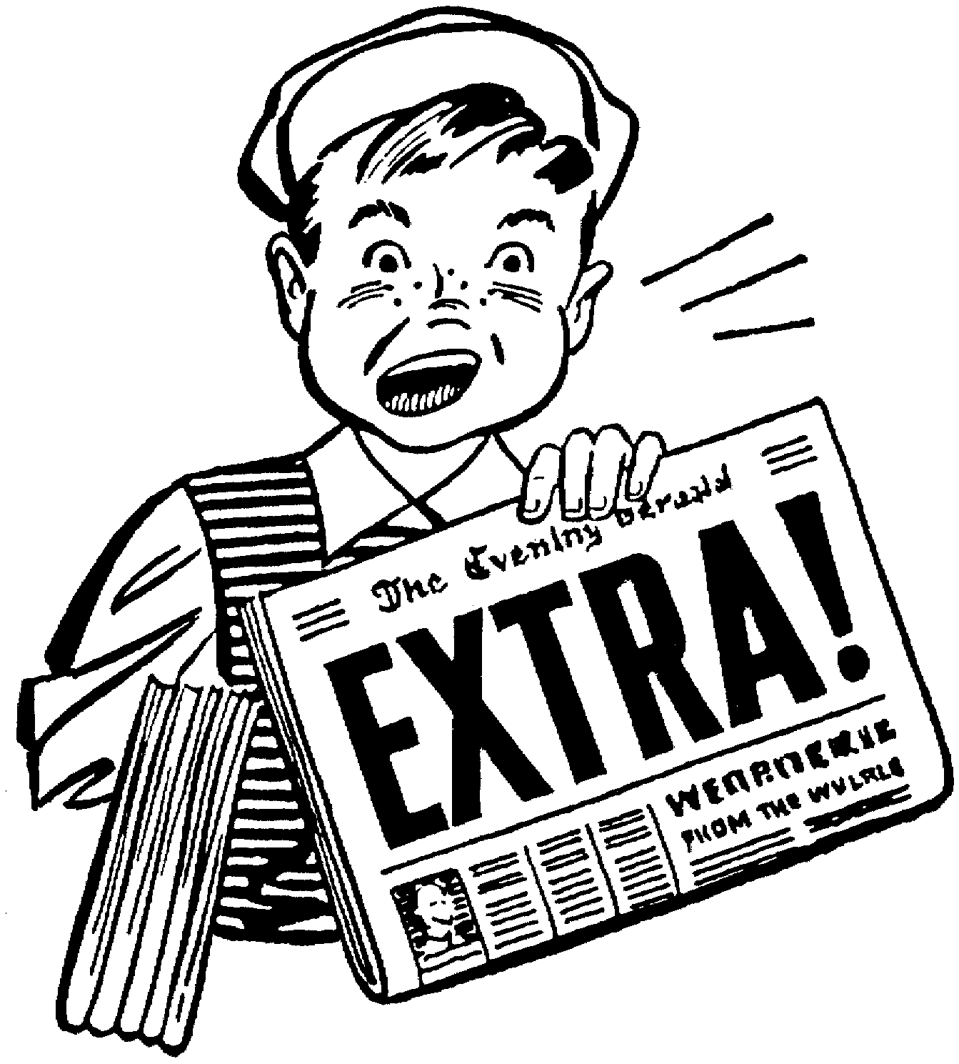 clipart of a newspaper - photo #29