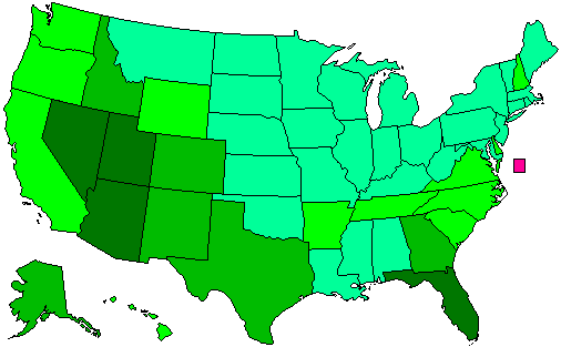 List of U.S. states by historical population