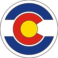 Colorado, flag - vector image