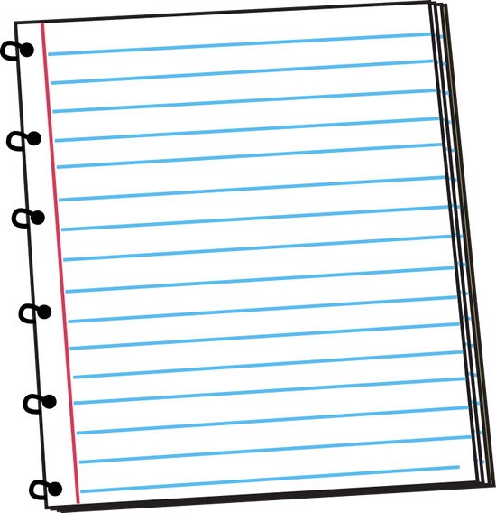 notebook-paper-clipart-best