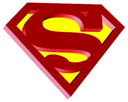 Superman Sign With Different Letters
