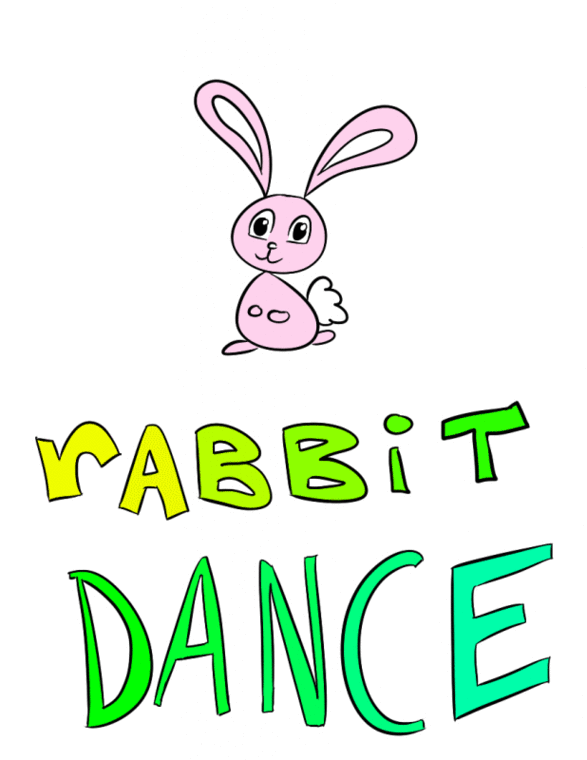 Rabbit Dance ANIMATED Clipart - Free to use Clip Art Resource