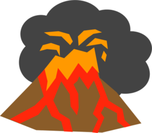 Volcano - vector Clip Art