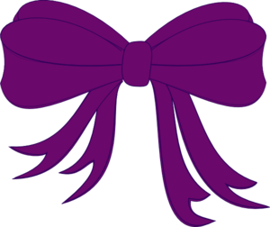 Image of Hair Bow Clip Art #7710, Purple Bow Clip Art At Vector ...