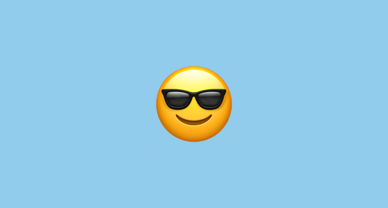 ð??? Smiling Face With Sunglasses Emoji