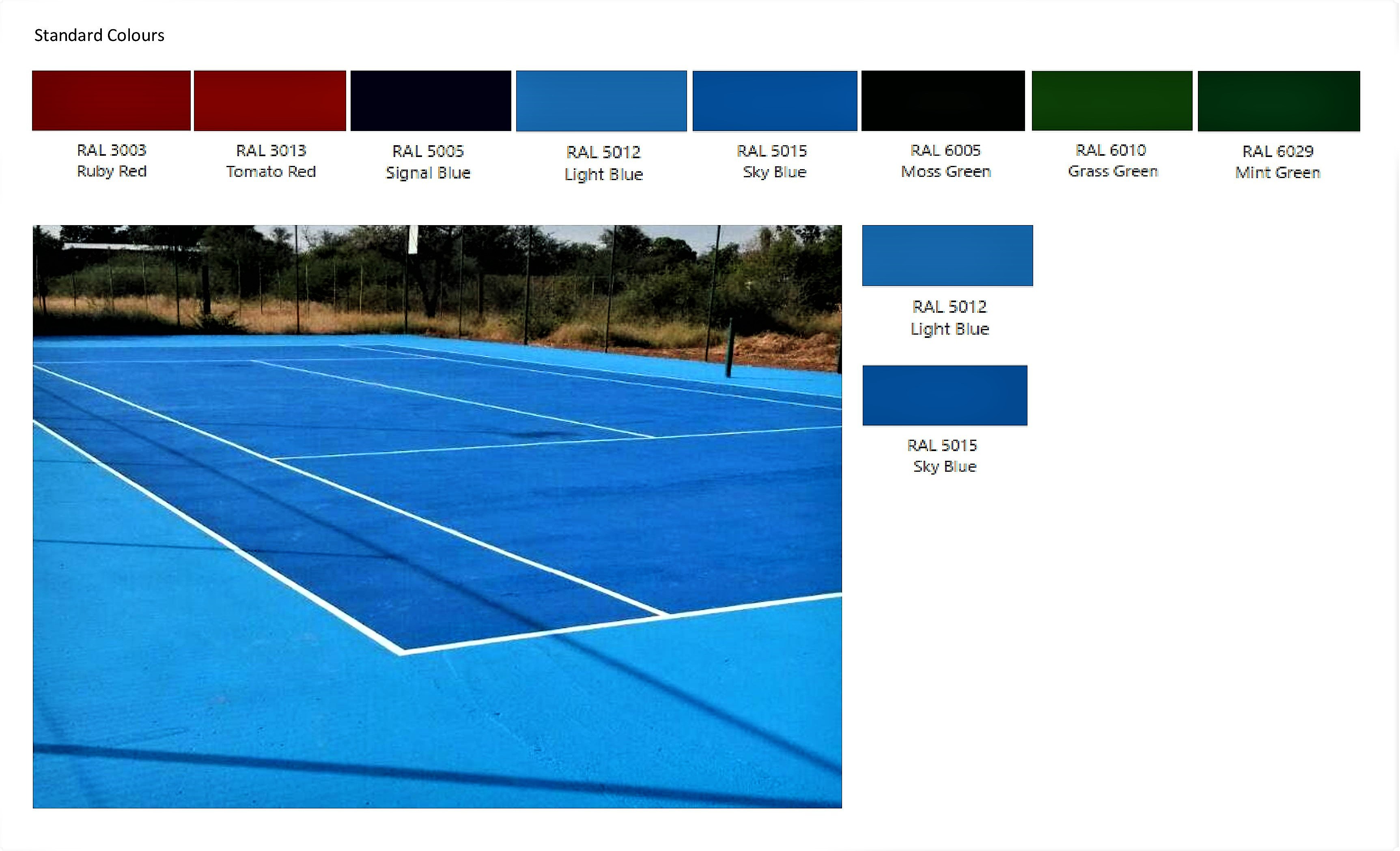 Tennis Court Paint - Midas Earthcote Paints Tygervalley