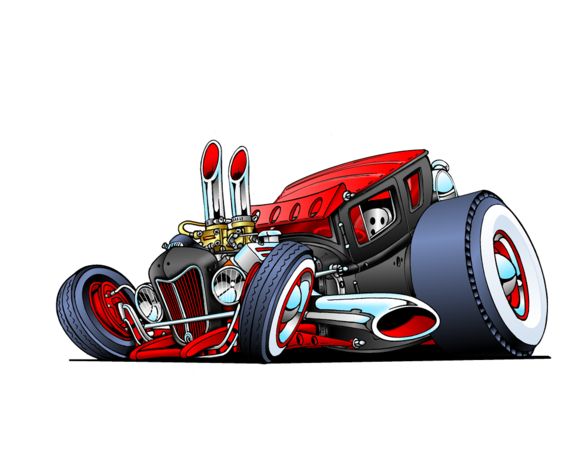 Muscle Cars Cartoon - ClipArt Best