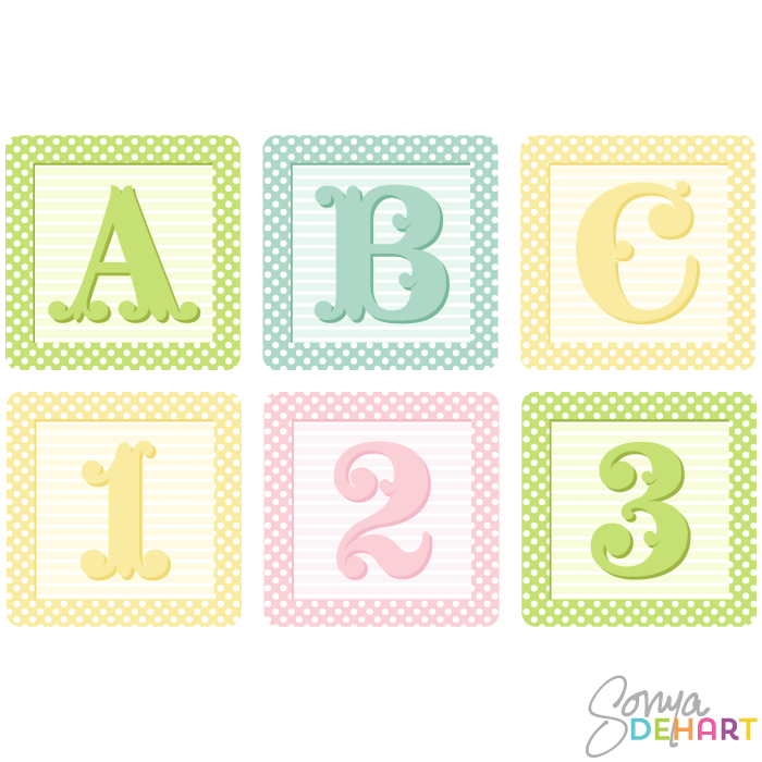 block numbers clipart - photo #9
