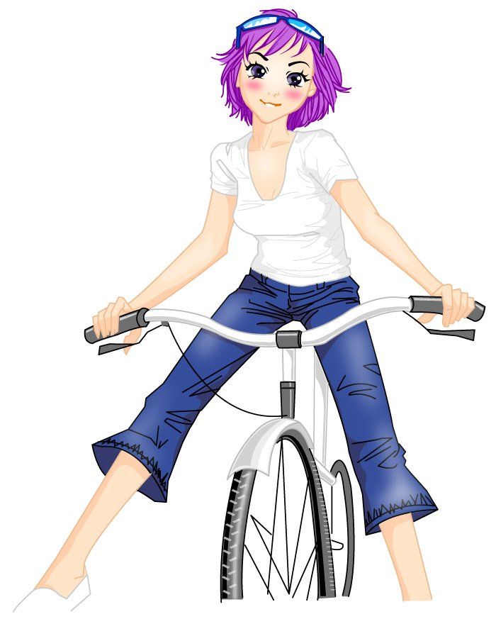 1000+ images about anime girls on. bicycles | Bicycle ...