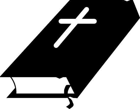 Bible clipart black and white - ClipartFox