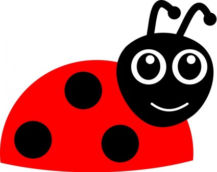 Cartoon ladybug Vector clip art - Free vector for free download