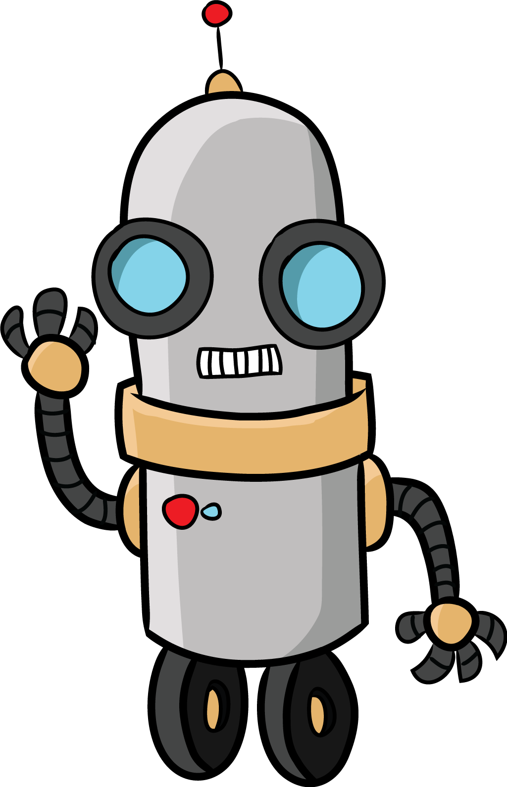 Animated robot clipart