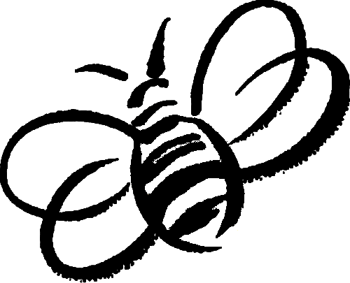 Bee logo clipart