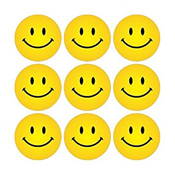 Yellow Smiley Faces Stickers: Amazon.co.uk: Office Products