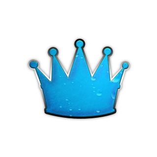 Dark blue crown clipart