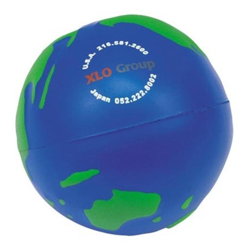 Personalized World Globe Stressballs - Free Setup | Save up to 45