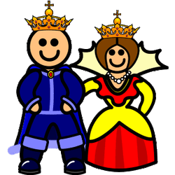 King And Queen Clipart - Tumundografico